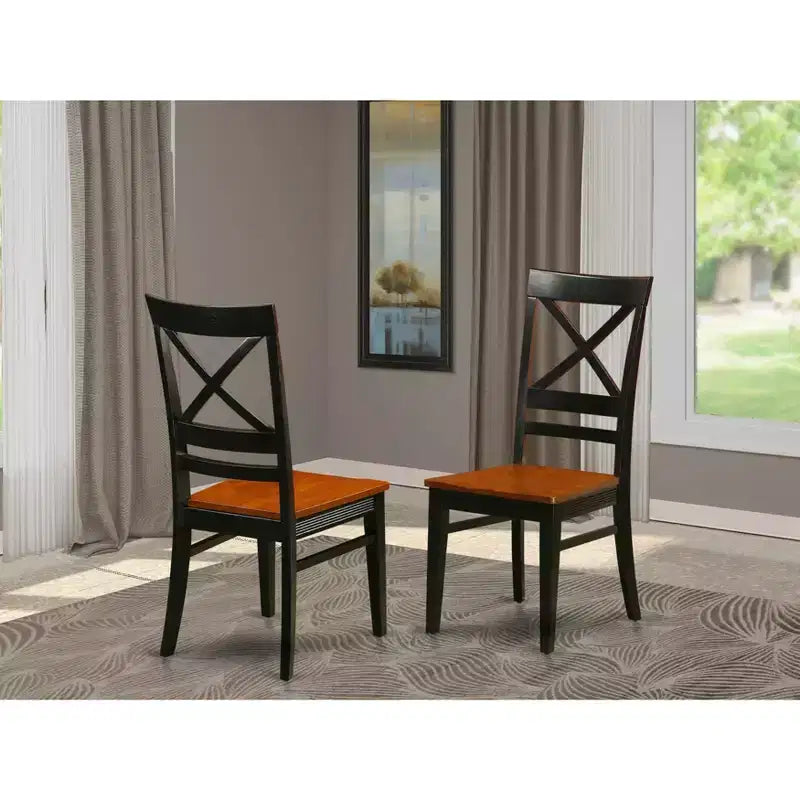 Chaise de salle à manger avec cuisine style victorien vintage