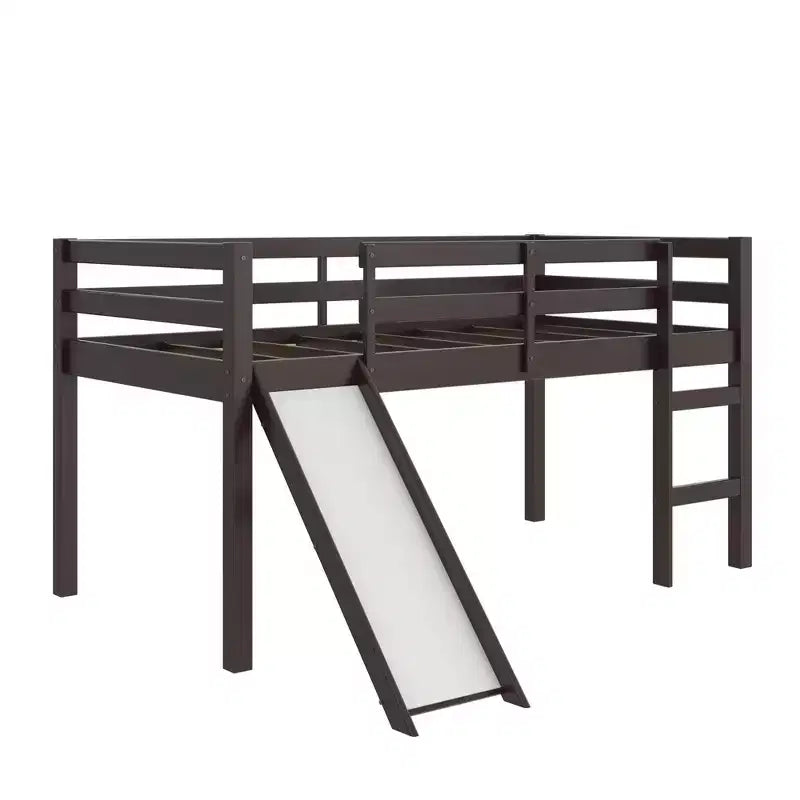 Lit mezzanine junior avec toboggan Milton Kids