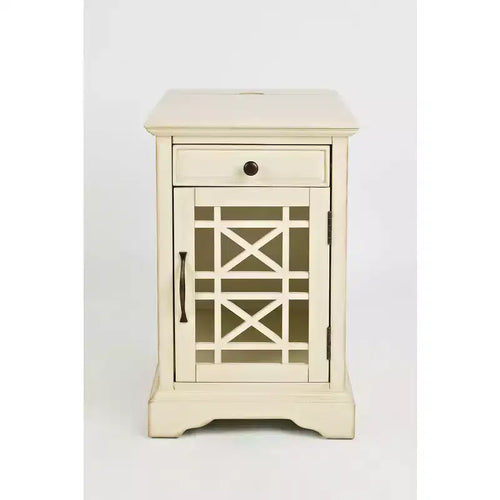 Jofran,Craftsman USB Charging Chairside End Table